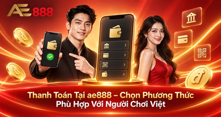 Thanh Toán Tại ae888 – Chọn Phương Thức Phù Hợp Với Người Chơi Việt